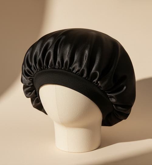 Bonnet de Nuit en Satin - Protège-Cheveux pour un Sommeil Doux