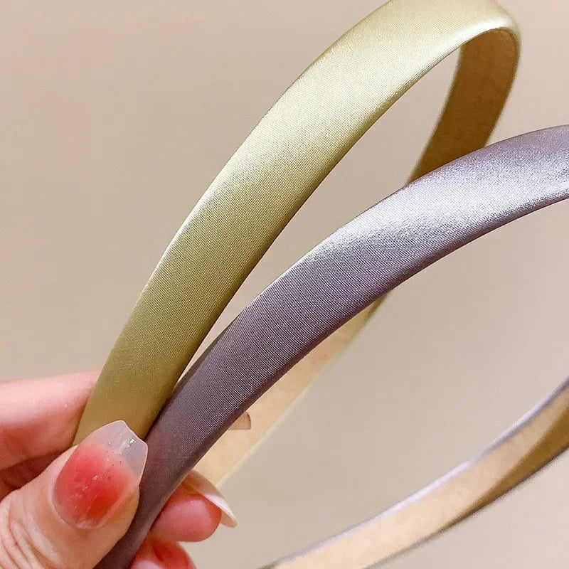 Bandeau Satin Rembourré - Serre-Tête Élégant pour Cheveux