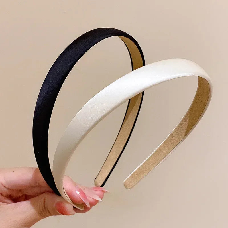 Bandeau Satin Rembourré - Serre-Tête Élégant pour Cheveux