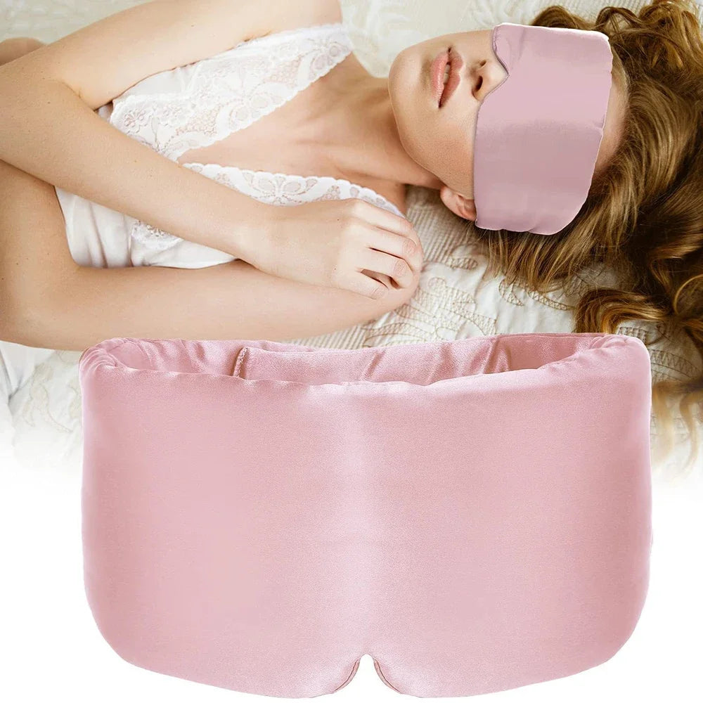 Masque de Nuit en Soie de Mûrier - Sommeil Réparateur & Soin Peau