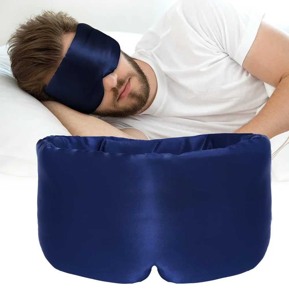 Masque de Nuit en Soie de Mûrier - Sommeil Réparateur & Soin Peau