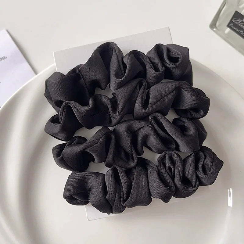 Chouchous en Satin - Lot d'Élastiques Doux Anti-Casse pour Cheveux