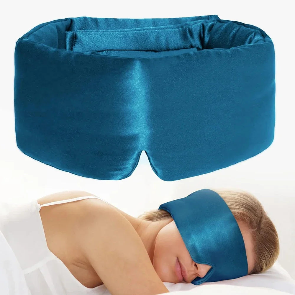 Masque de Nuit en Soie de Mûrier - Sommeil Réparateur & Soin Peau