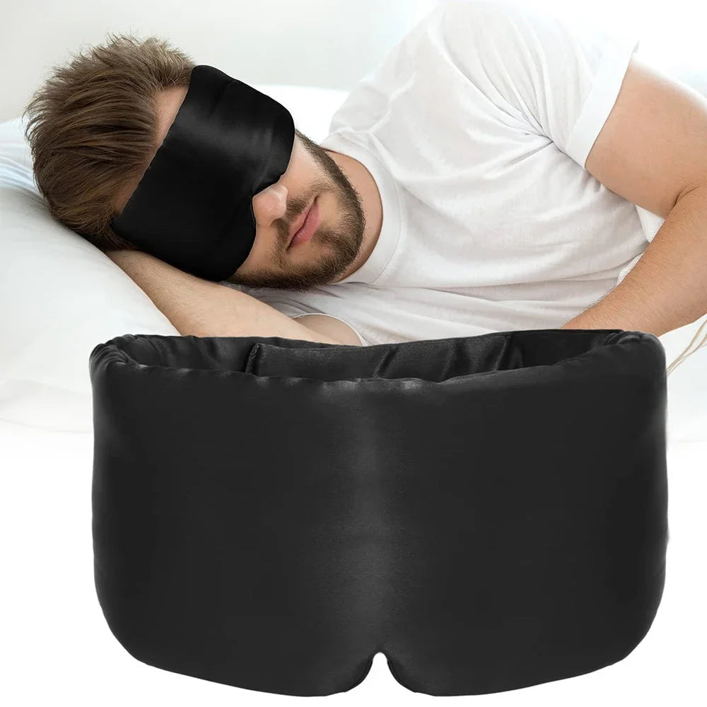 Masque de Nuit en Soie de Mûrier - Sommeil Réparateur & Soin Peau